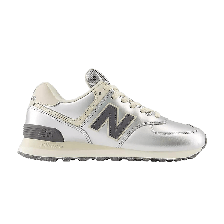 New Balance Wmns 574 'Metallic Silver Artic Grey'