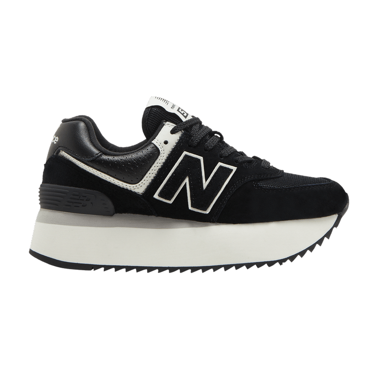 New Balance Wmns 574+ 'Black White'