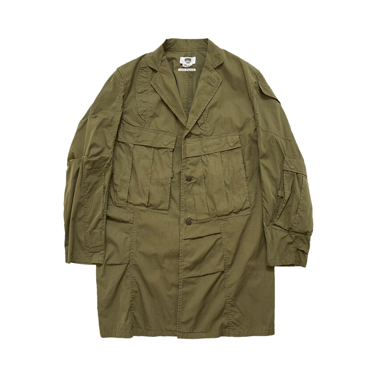 Junya Watanabe MAN x Needles Patchwork Coat 'Khaki'