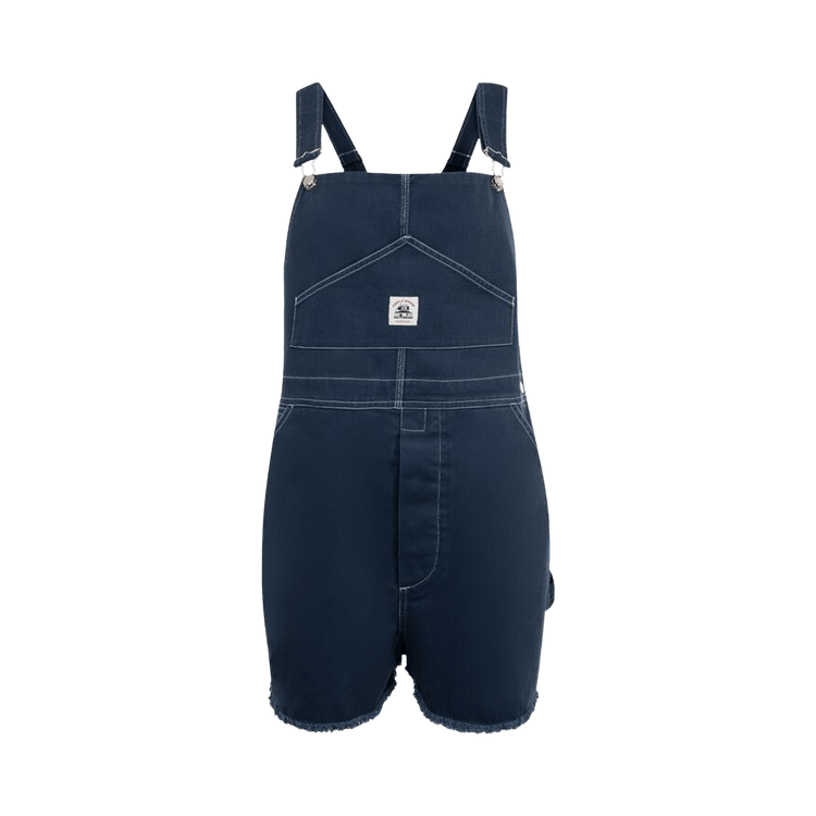 Bode Knolly Brook Overall Shorts 'Dark Navy'