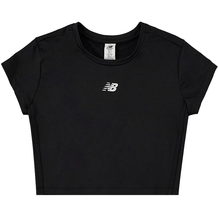 New Balance Harmony Fitted T-Shirt 'Black'