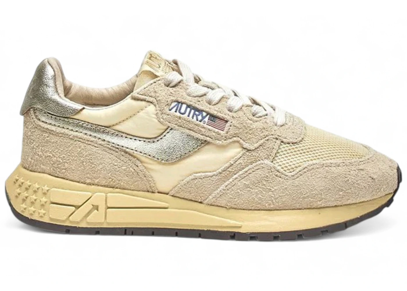 Autry Reelwind Low Sand Metallic Silver (Women's)