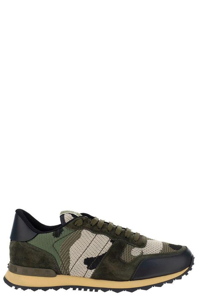 Valentino Garavani Camouflage Rockrunner Sneakers