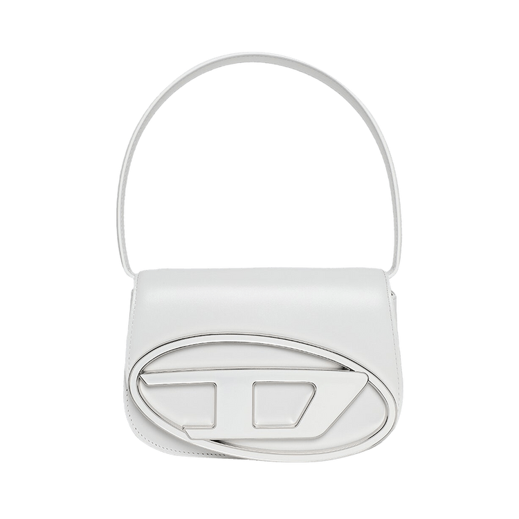 Diesel 1DR Shoulder Bag 'White/Silver'