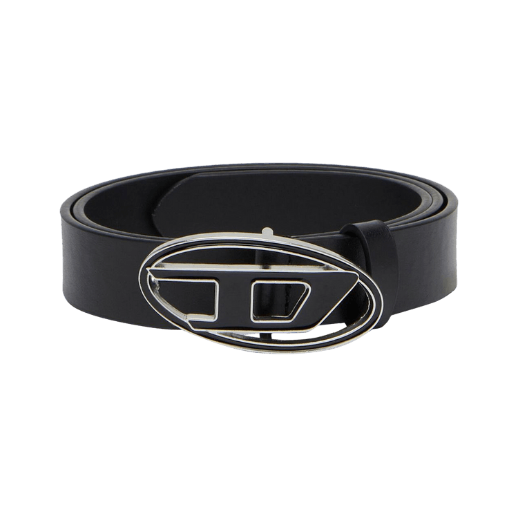 Diesel B-1DR Leather Belt 'Black'
