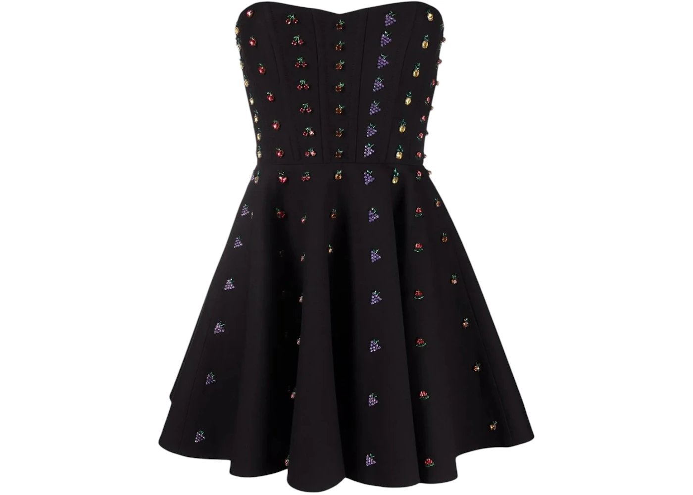 Valentino Women's Crystal-Embellished Minidress Black