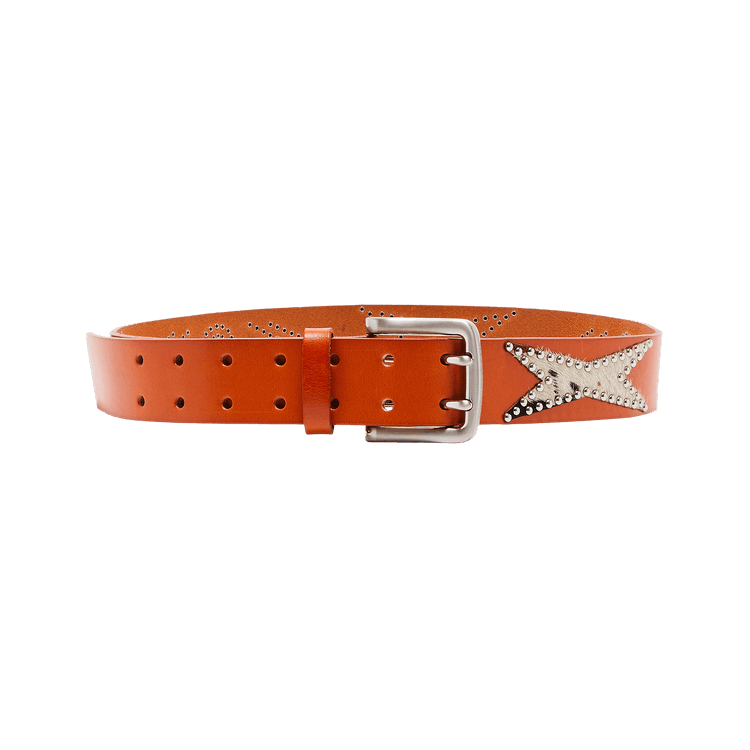 XHIBITION Studded Highland Belt 'Saddle Brown/Highland'