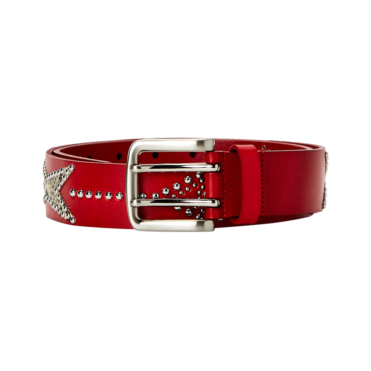 XHIBITION Copperhead Studded Belt 'Red/Rattlesnake'