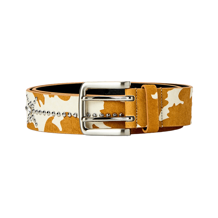 XHIBITION Longhorn Studded Belt 'Highland Fuzzy/Silver'