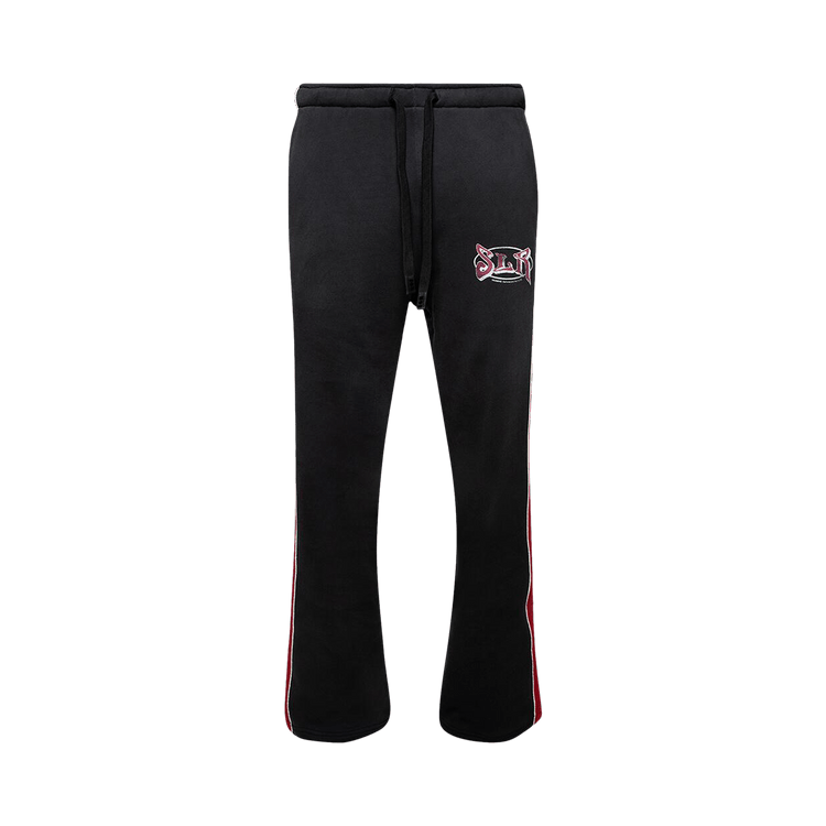 Nahmias Striped Wide Sweatpants 'Aged Black'