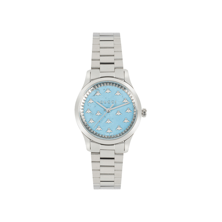 Gucci G-Timeless Turquoise Stone Bracelet Watch 'Stainless Steel'