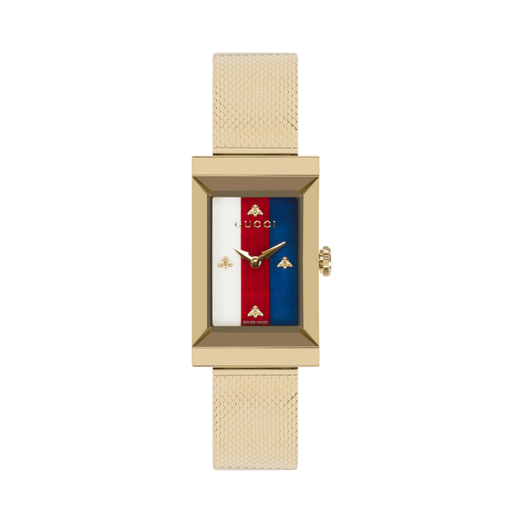 Gucci G-Frame Mother Of Pearl Watch 'Gold'