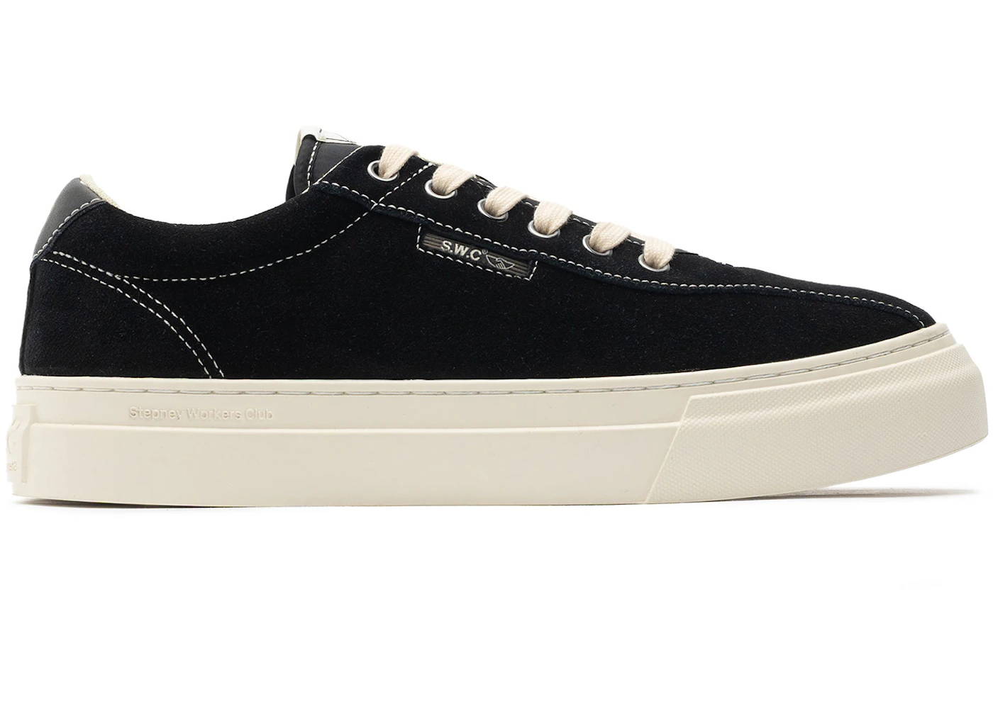 Stepney Workers Club Dellow 02 Cup Suede Black White