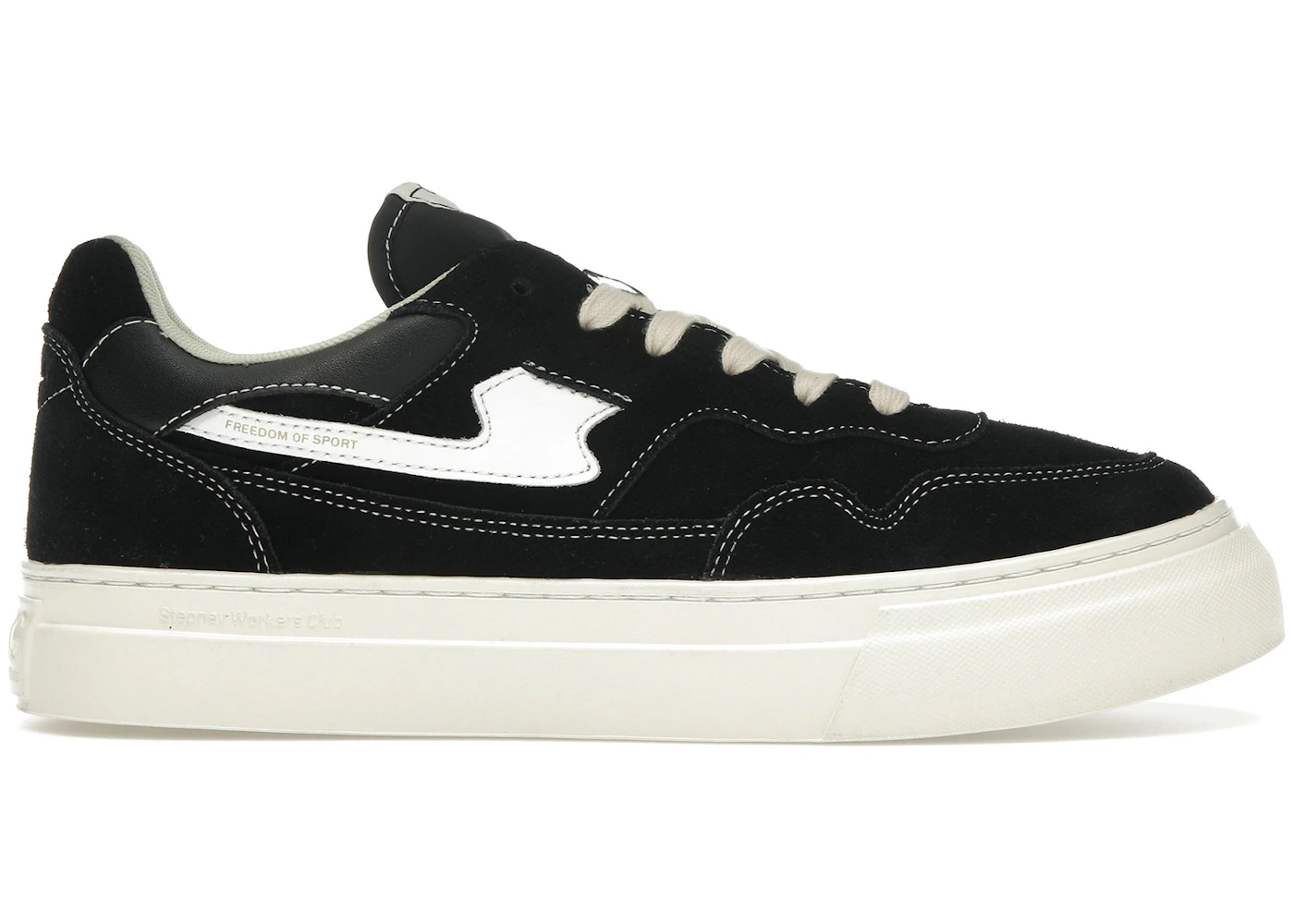 Stepney Workers Club Pearl S-Strike Suede Black White