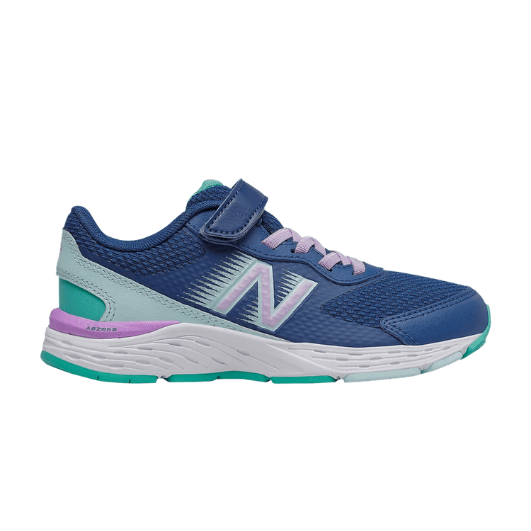 New Balance 680v6 Bungee Big Kid Wide 'Captain Blue Mint'