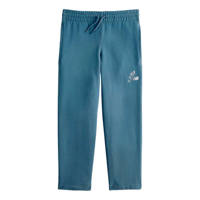 (Kids) New Balance x Shohei Logo French Terry Pant Asia Sizing 'Vintage Indigo'