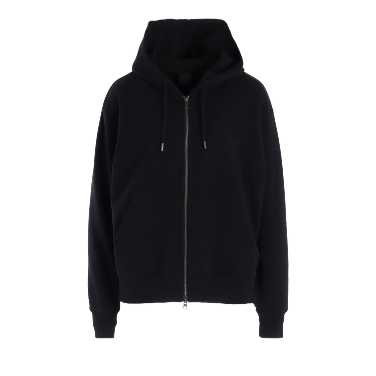 Y's x New Era Word Logo Zip Up Hoodie 'Black'