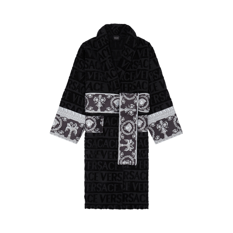 Versace Bathrobe 'Black/Black'