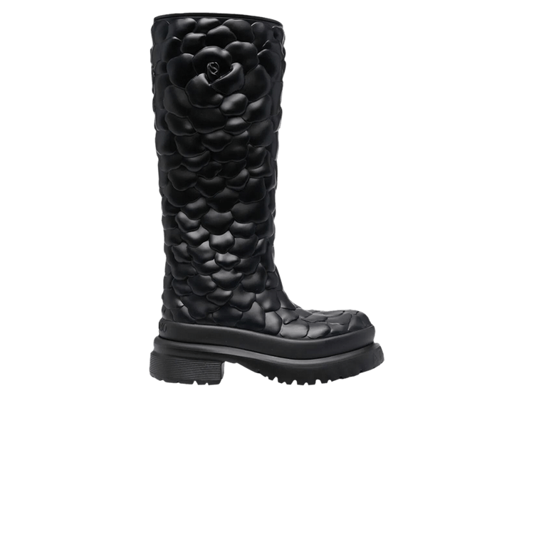 Valentino Wmns Atelier 03 Rain Boot 'Rose Edition - Black'