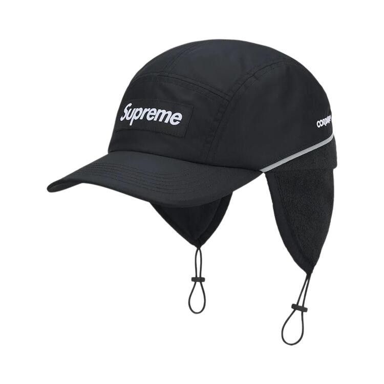 Supreme Polartec Lined Packable Earflap Camp Cap 'Black'