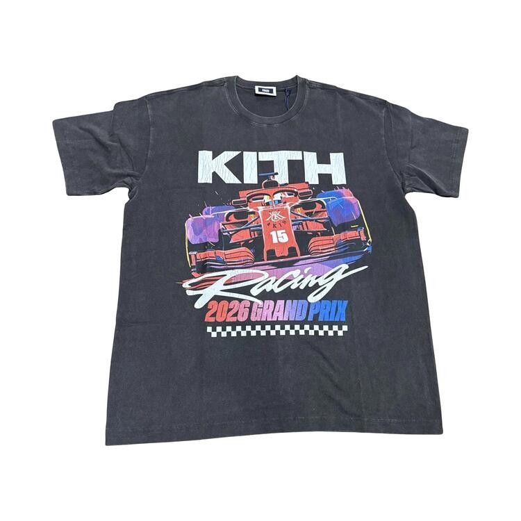 Kith Pole Position Vintage Tee 'Black'