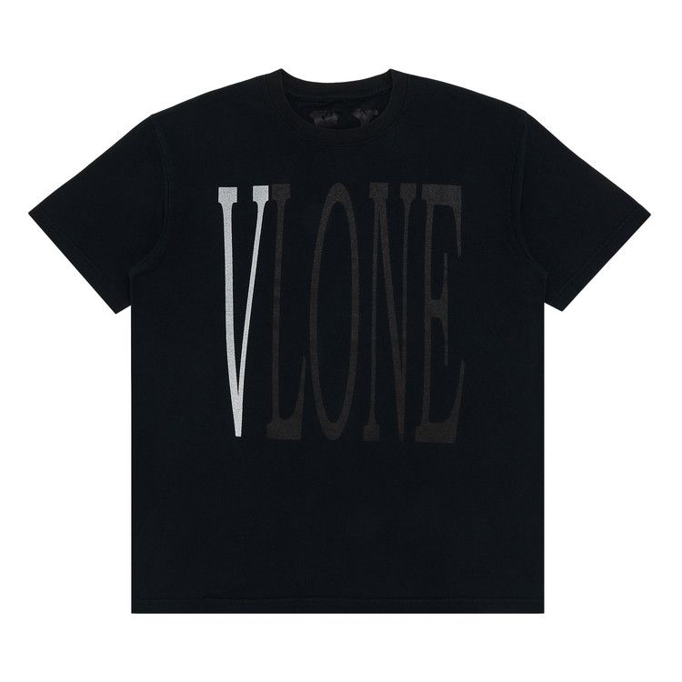 Vlone Staple T-Shirt 'Black/Black/Silver'