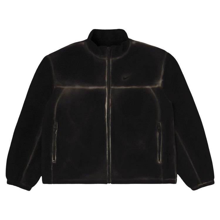 Cactus Jack by Travis Scott x Fragment x Nike Fleece Zip Jacket 'Black'