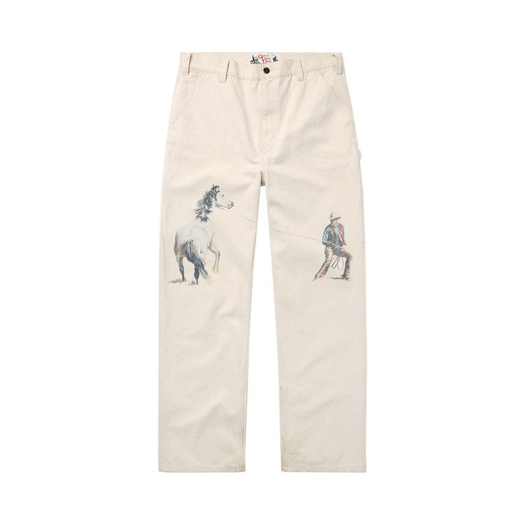 One Of These Days If Not For The Rest Of Time Painters Pant 'Natural'