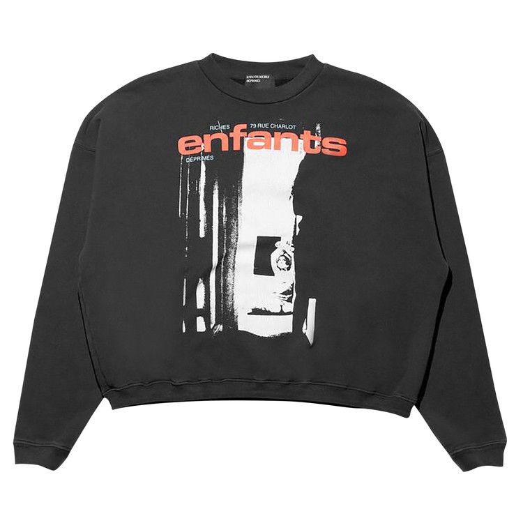 Enfants Riches Déprimés Enfants Bondage 14 Crewneck Sweatshirt 'Faded Black'