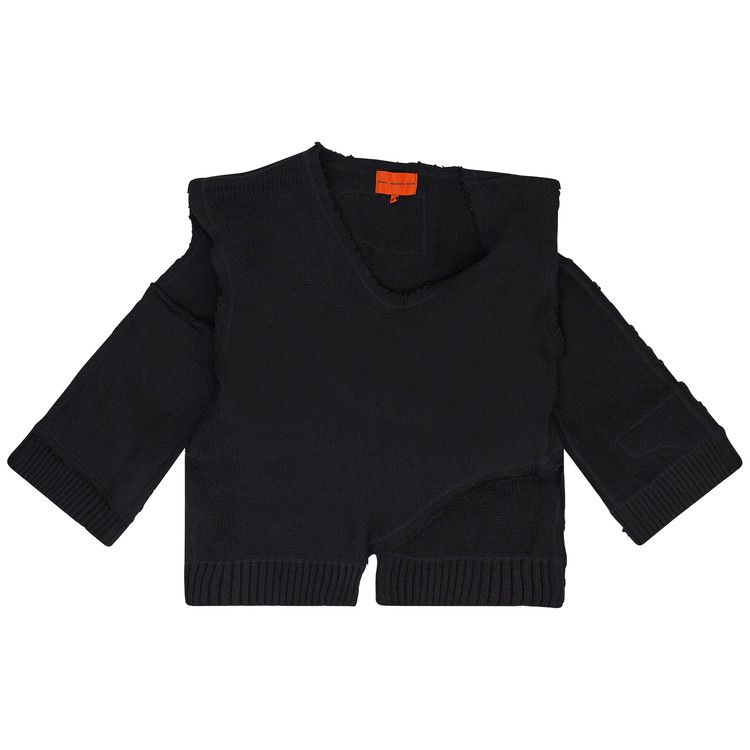 Who Decides War Unadorned Sweater Vest 'Black'