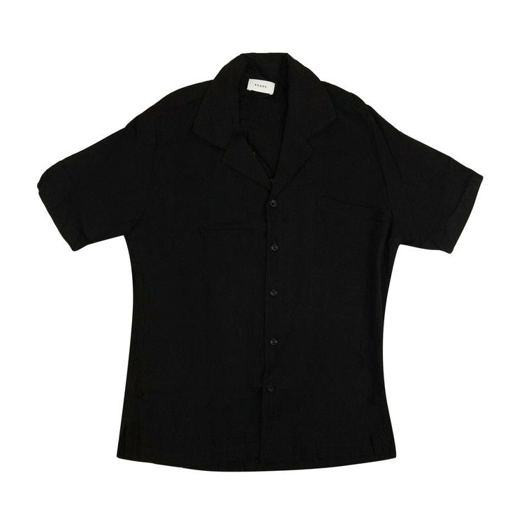 Rhude Short-Sleeve Cobra Button Down Shirt 'Black'