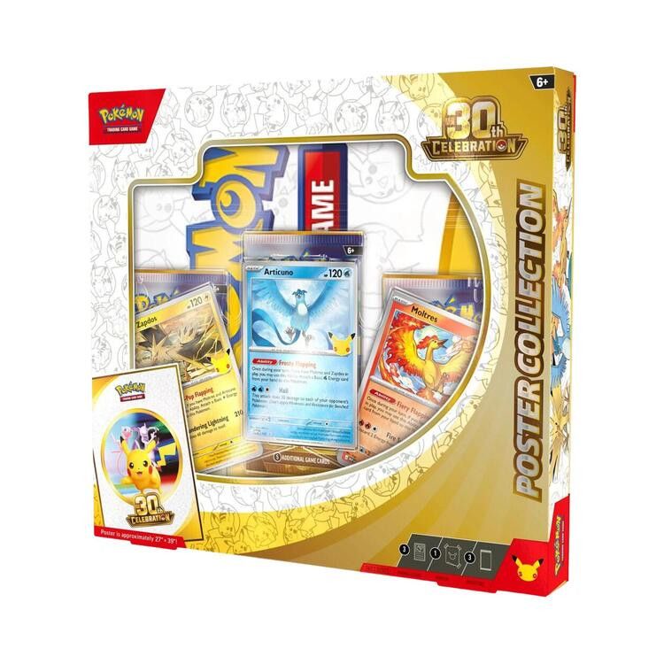 Pokémon 30th Celebration Poster Collection 'Articuno, Zapdos, and Moltres'