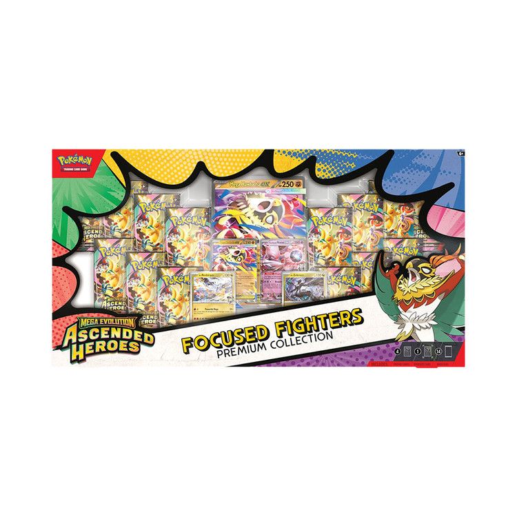 Pokémon Mega Evolution: Ascended Heroes Focused Fighters Premium Collection (Sams Club Exclusive)