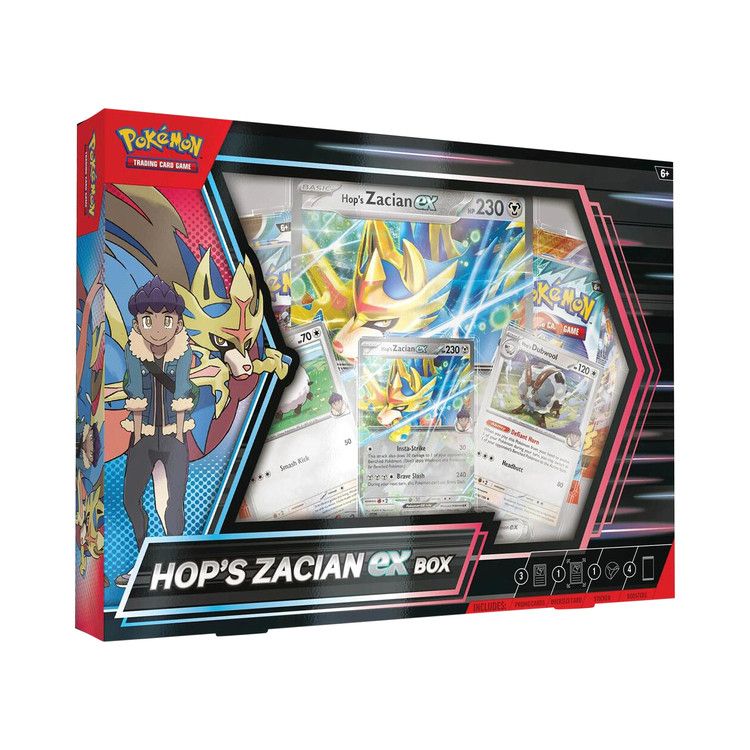 Pokémon Hop's Zacian EX Box
