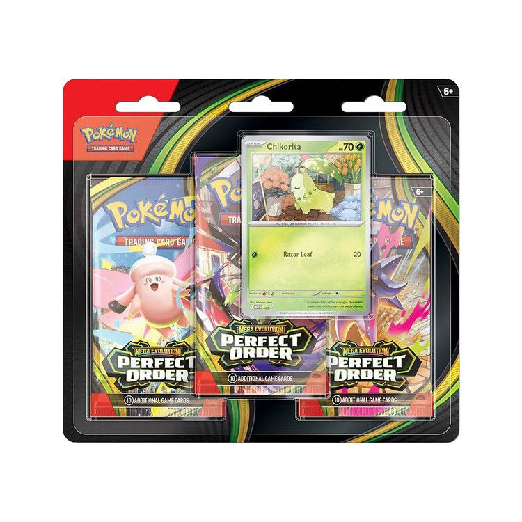 Pokémon Mega Evolution: Perfect Order 3-Pack Booster Blister