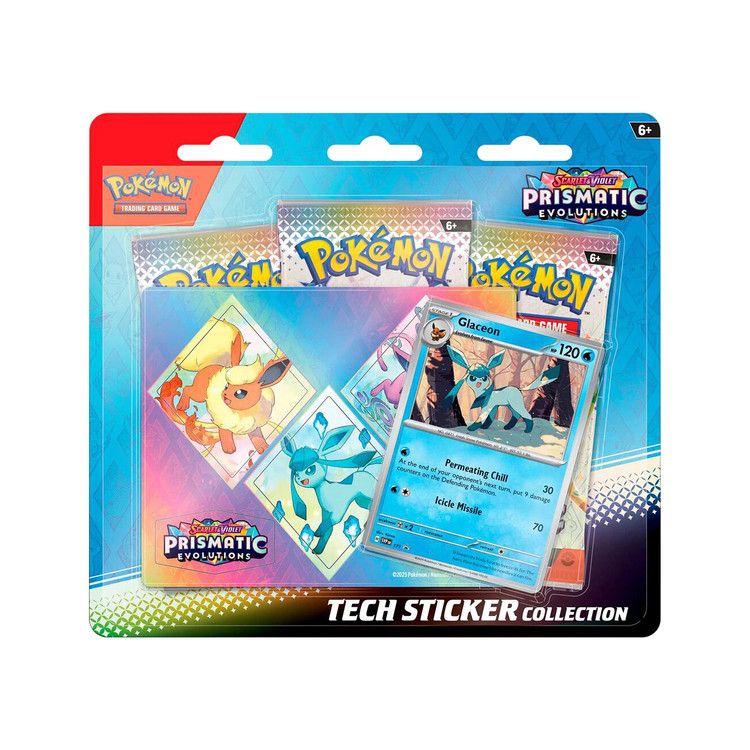 Pokèmon Scarlet & Violet: Prismatic Evolutions Tech Sticker Collection 'Glaceon'