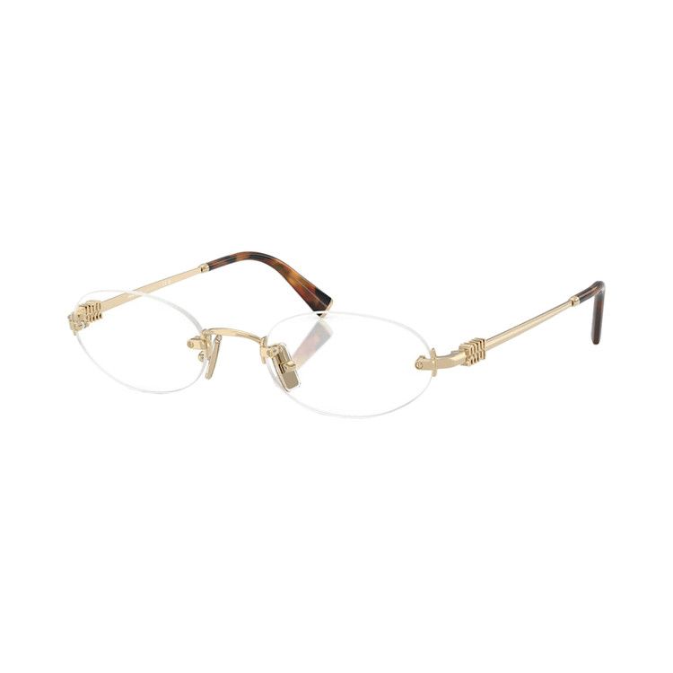 Miu Miu Frameless Optical Glasses 'Brown'
