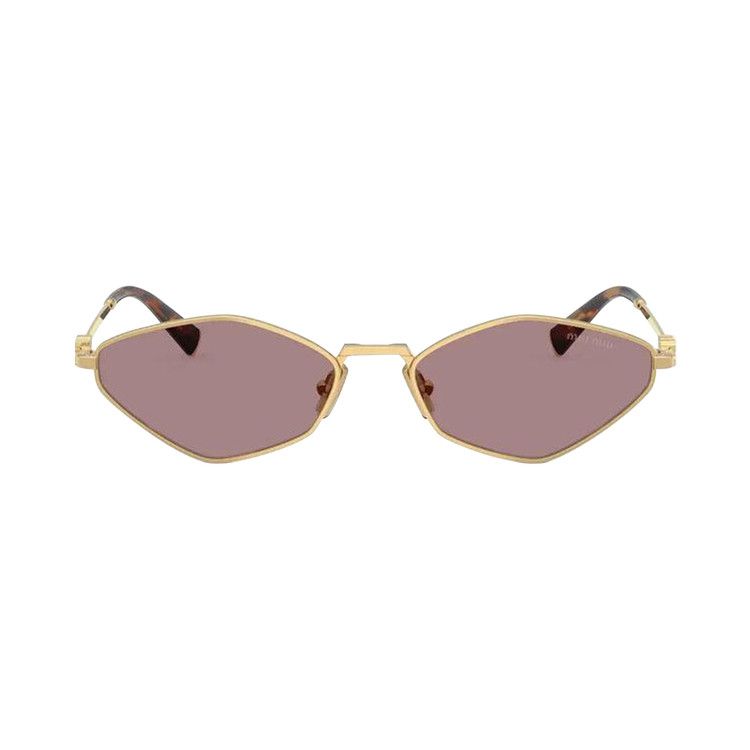 Miu Miu Logo Sunglasses 'Mauve'