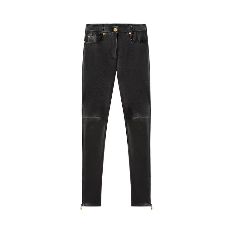 Versace Leather Leggings 'Black'