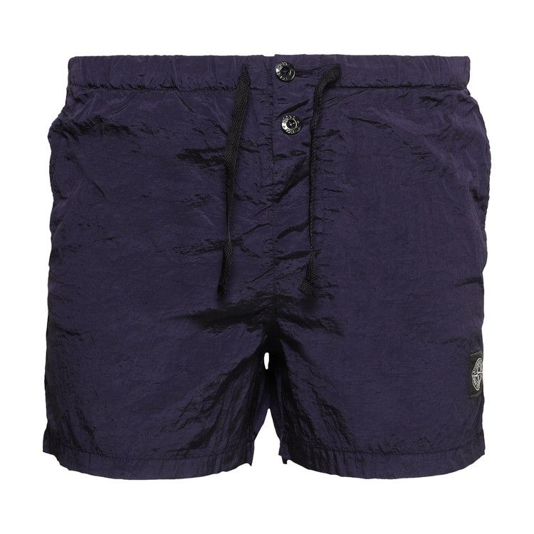 Stone Island Compass Patch Shorts 'Purple'