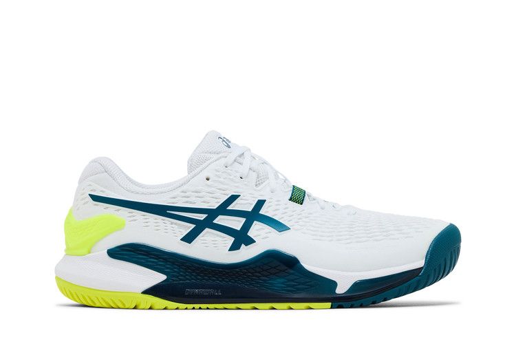 ASICS Gel Resolution 9 Wide 'White Restful Teal'