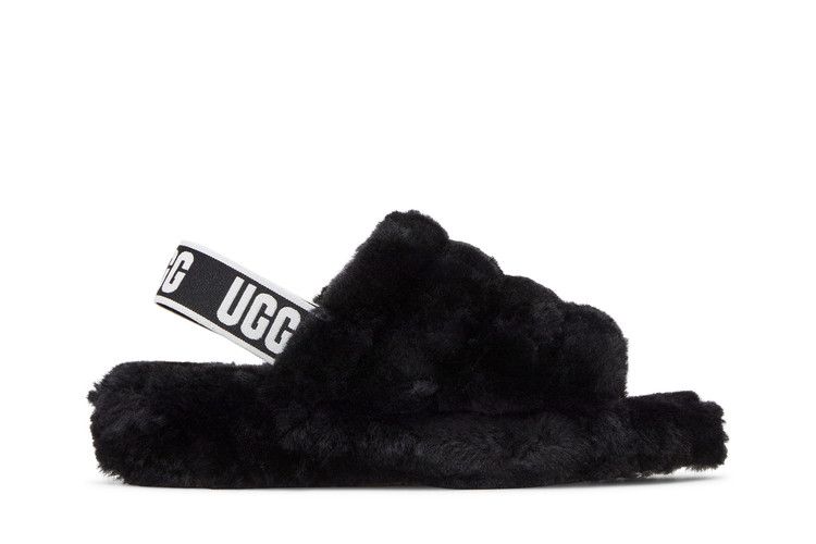 UGG Wmns Fluff Yeah Slide 'Black'