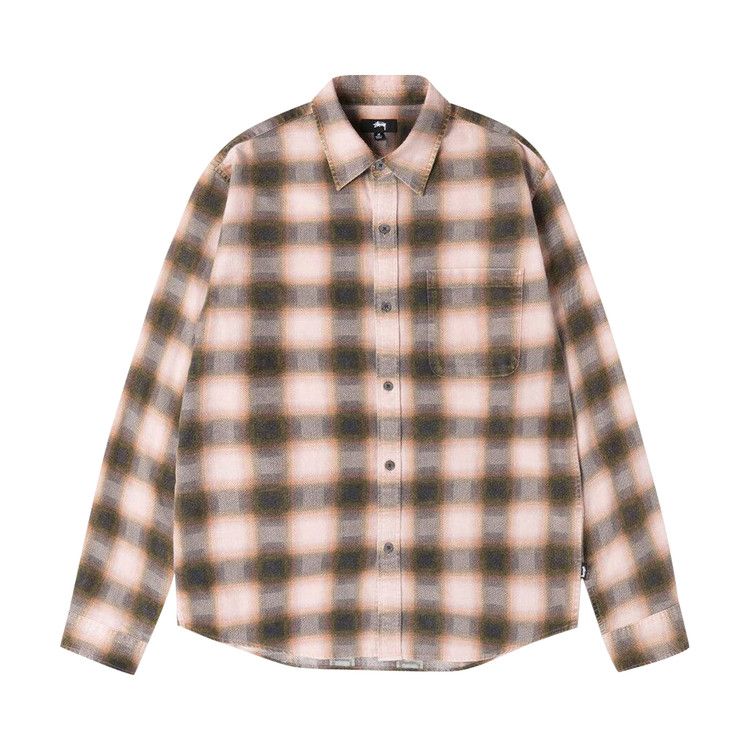 Stussy June Plaid Shirt 'Rose'