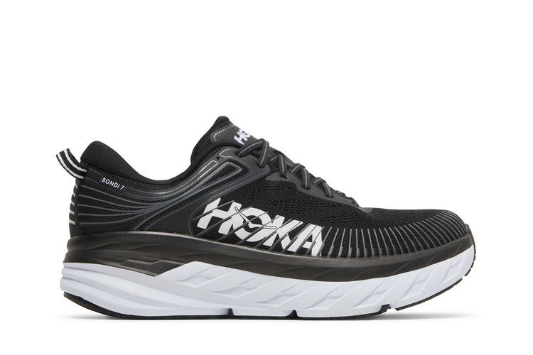 HOKA Bondi 7 'Black White'