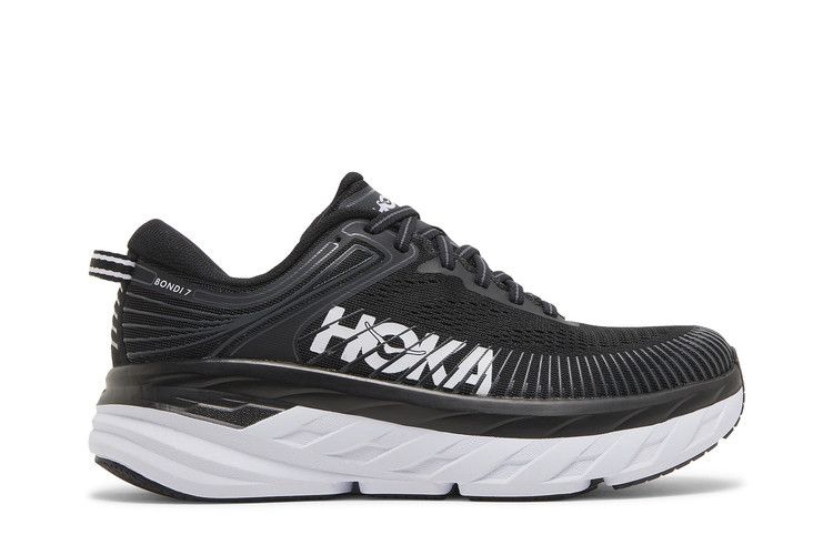 HOKA Wmns Bondi 7 'Black White'