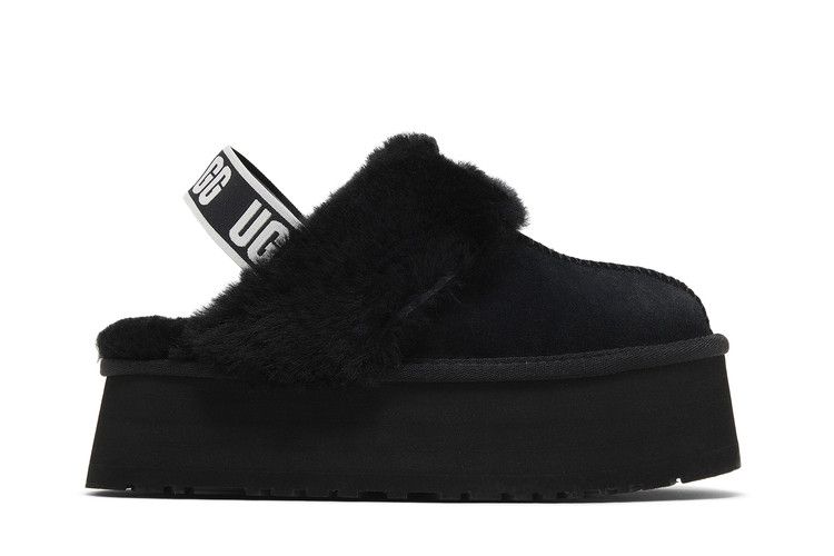 UGG Wmns Funkette Slipper 'Black'