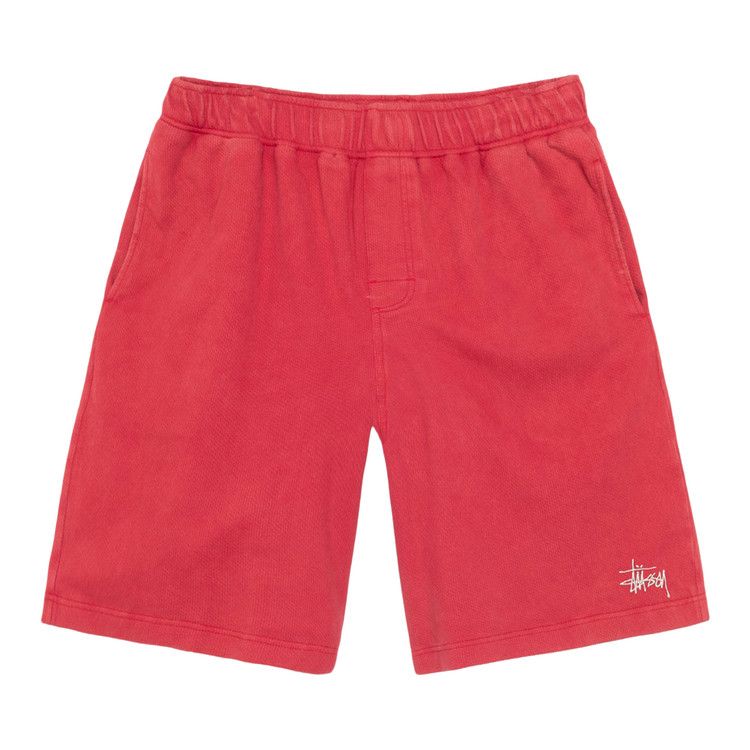 Stussy Double Layer Jersey Short 'Red'