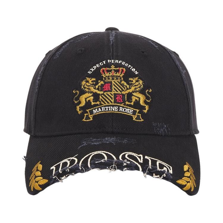 Martine Rose Rose Martine Cut Peak Cap 'Black'
