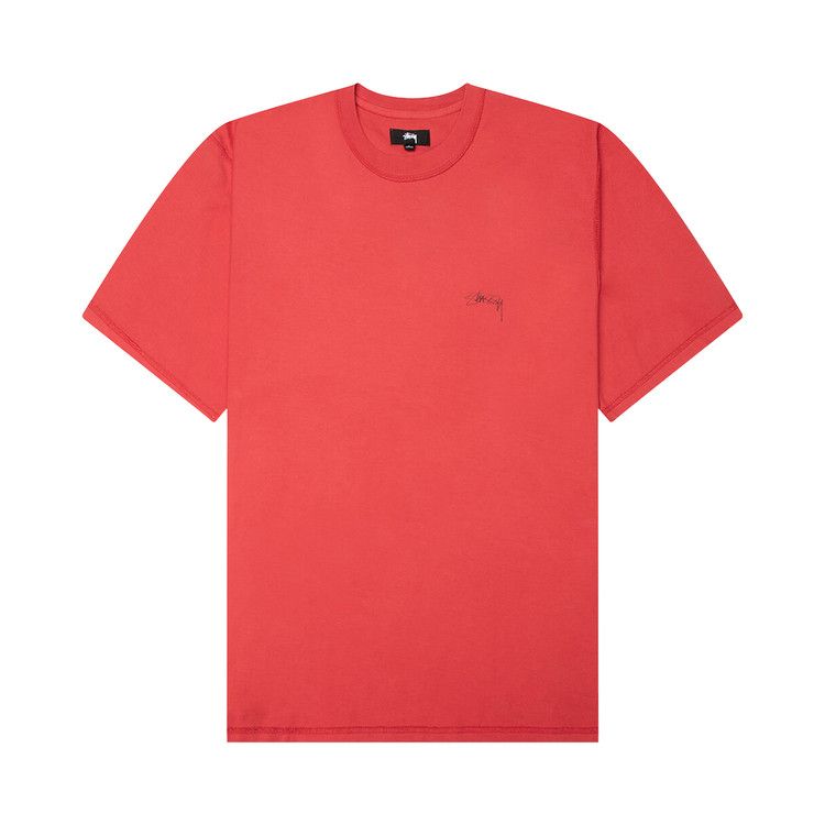 Stussy Lazy Short-Sleeve Tee 'Washed Red'