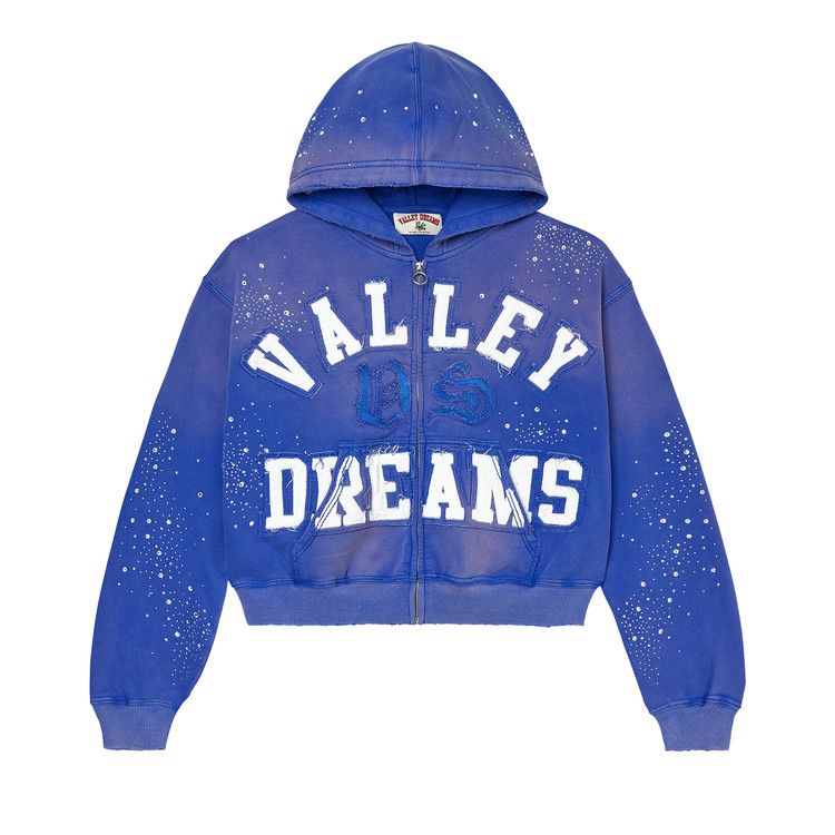 Vale Forever Classico Zip Up Hoodie 'Sapphire'